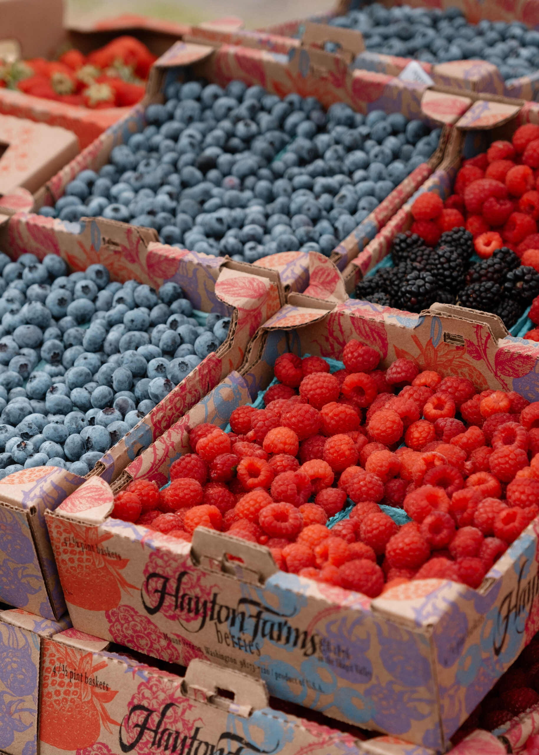 berries at market